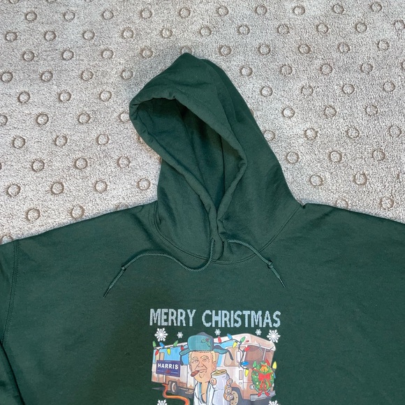 Trump Funny Ugly Christmas Hoodie Size 4XL Pullover New Green National Lampoons - Picture 3 of 13